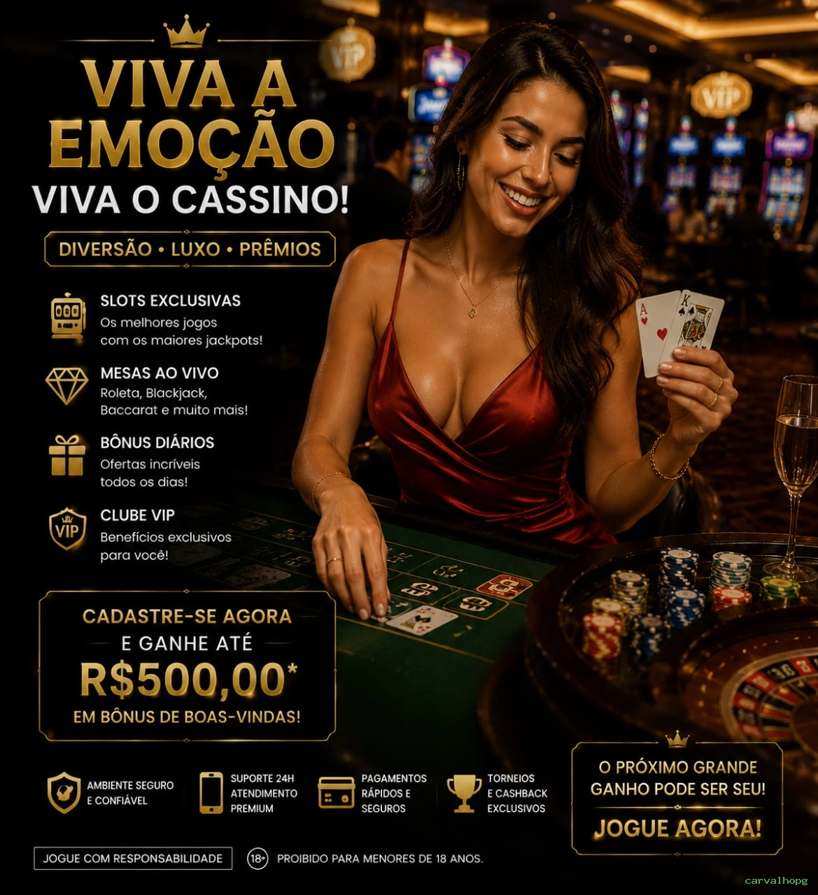 carvalhopg - O melhor cassino online para brasileiros está pronto para você!